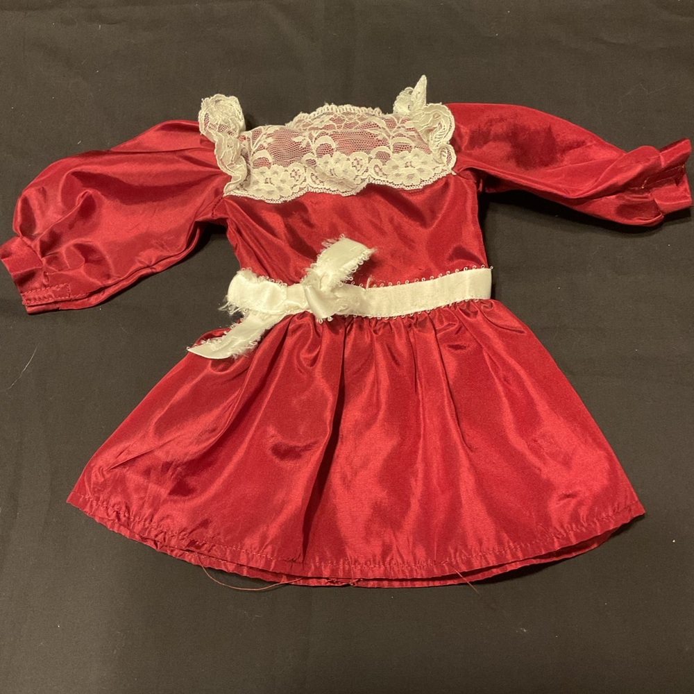 American Girl Samantha Red Party Dress RETIRED Pleasant Company.
